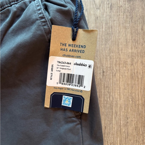 💥 Marked down!! 💥 Chubbies Dark Gray Chinos - Picture 3 of 5